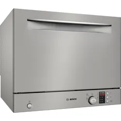 BOSCH Tischgeschirrspüler "SKS2ITI00E", E (A-G), silber (grau), B:55,1cm H:45cm T:50cm, Geschirrspüler