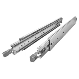 SOTech VarioSlide Vollauszug KV2-200-H76 700 mm – Schwerlast 200 kg, Einhandverriegelung mit Lock, grau (1 Paar) - Grau
