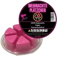 WonderWax Duftwachs WonderWax® Duftwachs Kreis 6 pcs Neon (Weihnachtsplätzchen), Duftrichtung: Weihnachtspudding