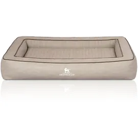 Knuffelwuff Hundebett Montego 120 x 100 cm grau