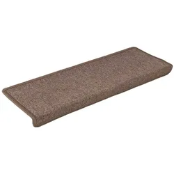 vidaXL Stufenmatten 15 Stk. 65x21x4 cm Braun
