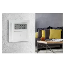 Sygonix Unterputz-Timer digital Wochenprogramm 1800 W Weiß