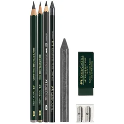 FABER-CASTELL Pitt Graphite set - Farbstift- und Bleistift-Set