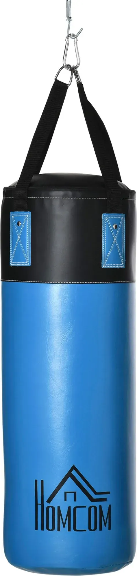 HOMCOM Boxhandschuhe gefüllt 100 KG Ø25 x 120 cm blau für Boxtraining und Fitness   Aosom.de