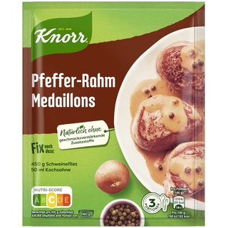 Knorr Fix Pfeffer-Rahm Medaillons 3 Portionen (1 x 35 g) | 35 g (1er Pack)