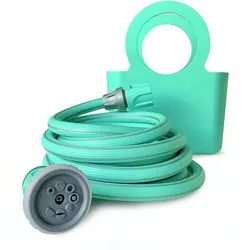 Magic Gartenschlauch  grün (1/2") - Anti-Knoten, Leichtes Gewicht max. 15 m dehnbar
