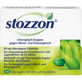Queisser Stozzon Chlorophyll überzogene Tabletten 100 St.