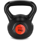 Spokey Kettlebell Fitness Gewicht aus Gusseisen, PVC-beschichtet (3 kg)