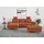 sit&more Ecksofa SIT & MORE "Westham L-Form", orange (terra), B:275cm H:88cm T:172cm, 90% Polyester 10% Polyamid, Sofas, Ecksofa, mit Recamiere, mit oder ohne Bettfunktion, Bettkasten, Füße Eiche