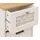 Mendler Kommode HWC-O75 63 x 30 x 30 cm Natur-weiß