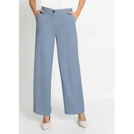 bonprix Leichte Marlenehose rauchblau 48