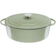 Tefal Lov Gusseisen ovaler Bräter 34 cm beige
