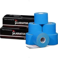 Wasserdichtes und elastisches Kinesio-Tape blau 6 Rollen BLAU No Size