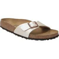 Birkenstock Madrid Vegan Birko-Flor schmal graceful pearl white 43