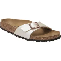 Birkenstock Madrid Vegan Birko-Flor schmal graceful pearl white 43