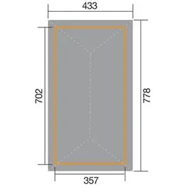 Weka Paradies 5 7,02 x 3,57 m kdi