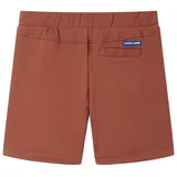 vidaXL Kindershorts mit Kordelzug Braun 104