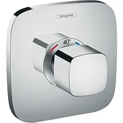 hansgrohe Ecostat E Brause Thermostat 15706000 Highflow, Unterputz Thermostat, chrom