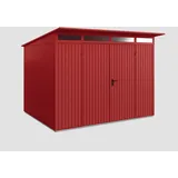 EcoStar Gerätehaus Trend-P Typ 3 purpurrot 312,7 x 283,4 x 232,3 cm