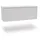 Kobi Nicole RTV Lowboard 30x32 cm Weiß/PVC
