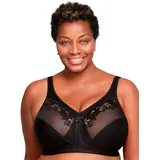 GLAMORISE Damen, MagicLift Minimizer-BH, Ohne Bügel #1003 Minimizer Bra, schwarz, 95E - 95E