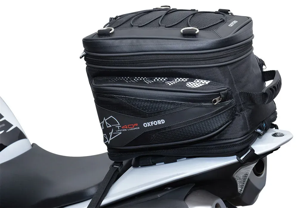 Oxford T40R Motorrad Hecktasche, schwarz, Größe 31-40l für Männer