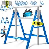 Masko MASKO® Teleskop-Arbeitsbock Untergestell Klappbock max. Belastbarkeit 200 kg