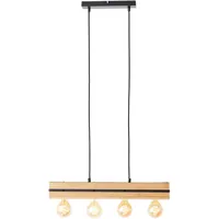 Brilliant Benny 4-flg. 60 cm schwarz matt/natur