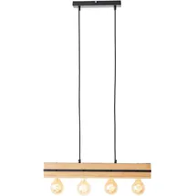 Brilliant Benny 4-flg. 60 cm schwarz matt/natur
