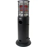 Eurom Gas-Terrassenheizer Area Lounge Heater 13.000 W 323276 (Terasse Garten) - Schwarz