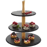 APS Etagere braun, schwarz 34,0 cm,