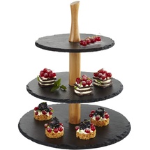 APS Etagere braun, schwarz 34,0 cm,