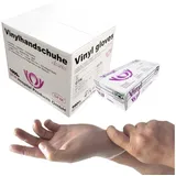 Sfm ® CLEARIES : M Vinylhandschuhe puderfrei glatt klar (1000)