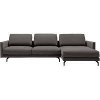 hülsta sofa Ecksofa hs.414 braun|grau 280 cm x 91 cm x 172 cm