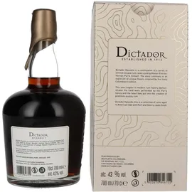 Dictador Rum Episodio I 22 Years Old 43% vol 0,7 l Geschenkbox