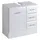 WELLTIME Waschbeckenunterschrank Neapel 3 Schubladen 60 x 56 x 35 cm Weiß