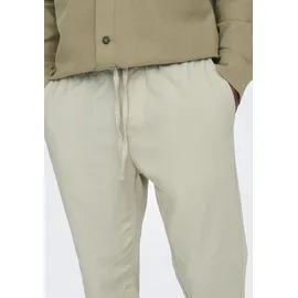 Only & Sons ONSLINUS CROP Stoffhose Beige M