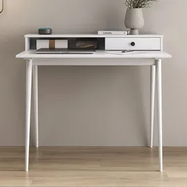 Idimex Schreibtisch Malina Kiefer massiv / Weiß