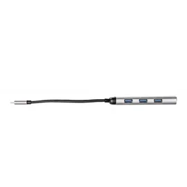 Verbatim USB-Hub, 4x USB-A 3.0, USB-C 3.0 [Stecker] (49147)