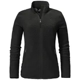 Schöffel Damen Atlanta Fleece Jacke (Größe XL, schwarz)