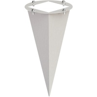 Ledscom.de Garten-Erdspieß, für Gartensäulen, edelstahl, 20cm, 110mm Ø