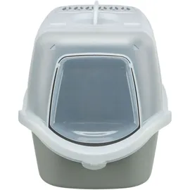 Trixie Katzentoilette Vico Open Top 40 x 40 x 56 cm Hellgrau/Weiß
