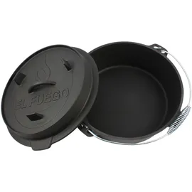 El Fuego Dutch Oven 5,6 l Gusseisen schwarz