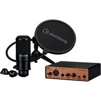 Steinberg UR12 Podcast Starter Pack (USB), Audio Interface, Schwarz