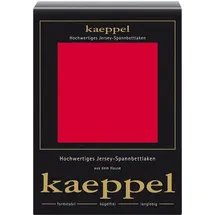KAEPPEL Spannbettlaken Jersey-Elasthan 90-100 x 200 cm rot