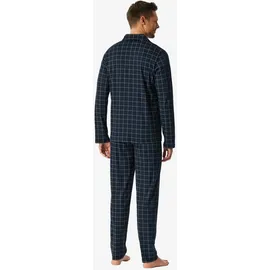 SCHIESSER Pyjama Fine Interlock Blau XXL