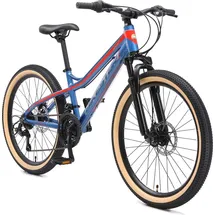 Bikestar Mountainbike 24 Zoll RH 33 cm blau/gelb