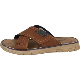 Tom Tailor Flacher Slipper Herren Cognac 41