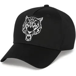 Baseball Cap PLEIN SPORT "Tiger", Damen, schwarz (02, schwarz), Caps