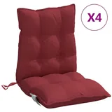 vidaXL 4 Stk. Weinrot Oxford-Gewebe